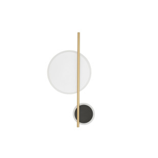 Kinkiet LED Litotie | Nowoczesny Design Czarno-Złoty | Decolab24