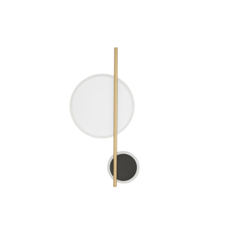 Kinkiet LED Litotie | Nowoczesny Design Czarno-Złoty | Decolab24