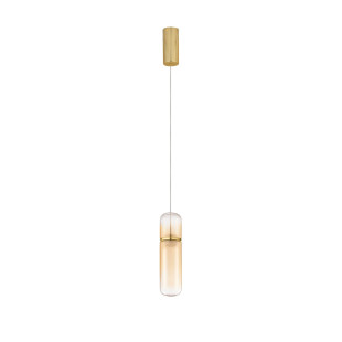 Lampa wisząca Marno LED - Bursztynowe szkło | Decolab24