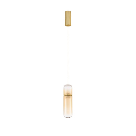 Lampa wisząca Marno LED - Bursztynowe szkło | Decolab24