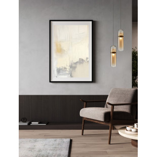 Lampa wisząca Marno LED - Bursztynowe szkło | Decolab24