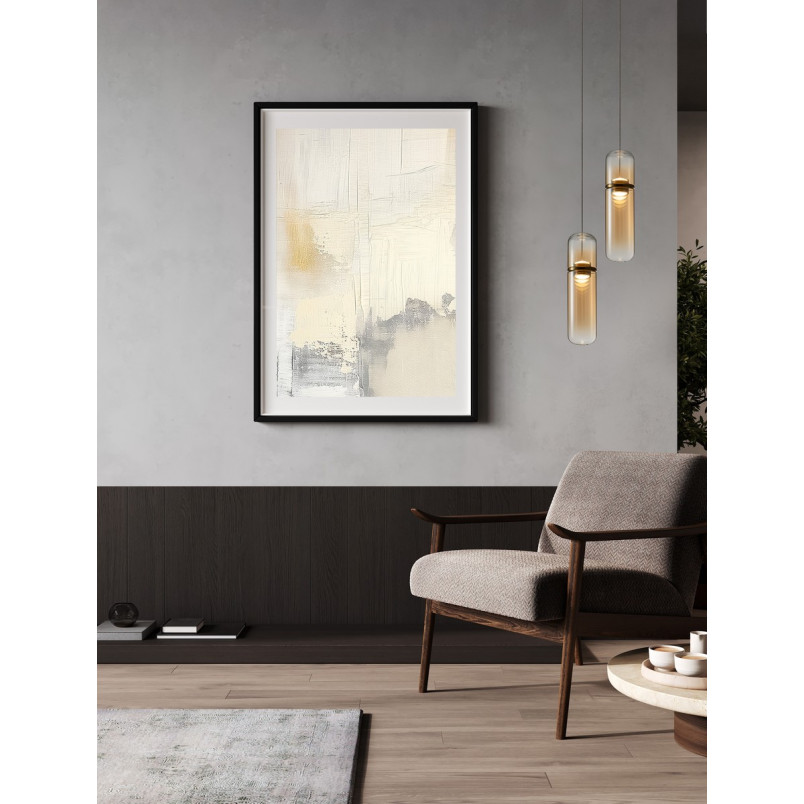 Lampa wisząca Marno LED - Bursztynowe szkło | Decolab24