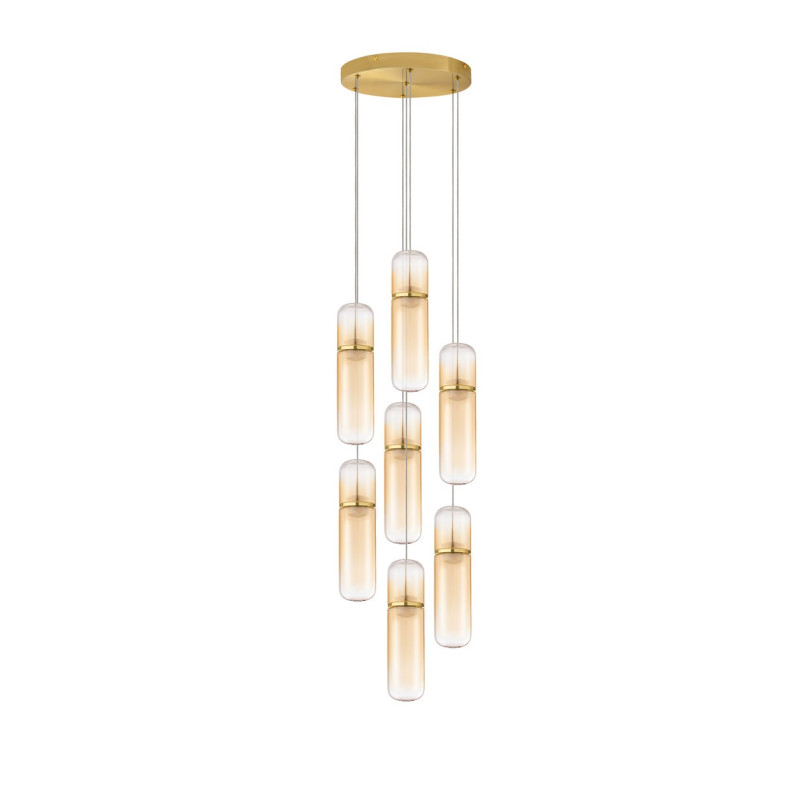 Lampa Wisząca Szklana Marno VII LED | Nowoczesny Design