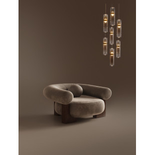 Lampa Wisząca Szklana Marno VII LED | Nowoczesny Design