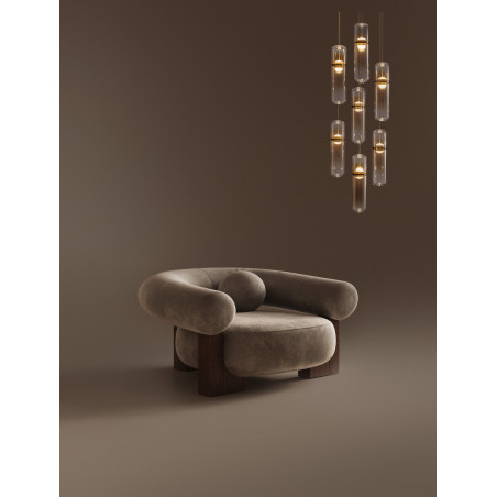 Lampa Wisząca Szklana Marno VII LED | Nowoczesny Design