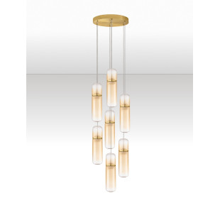 Lampa Wisząca Szklana Marno VII LED | Nowoczesny Design