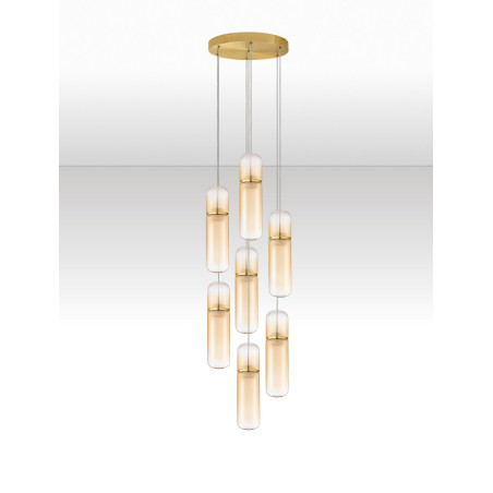 Lampa Wisząca Szklana Marno VII LED | Nowoczesny Design