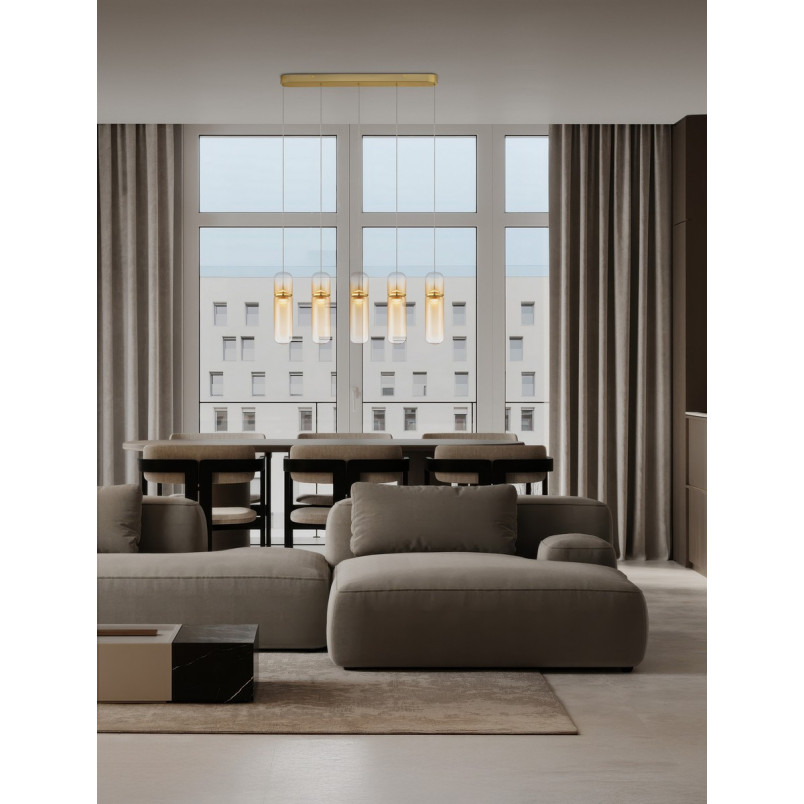 Lampa wisząca Marno V LED - Bursztynowy Blask | Decolab24