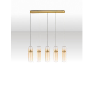Lampa wisząca Marno V LED - Bursztynowy Blask | Decolab24