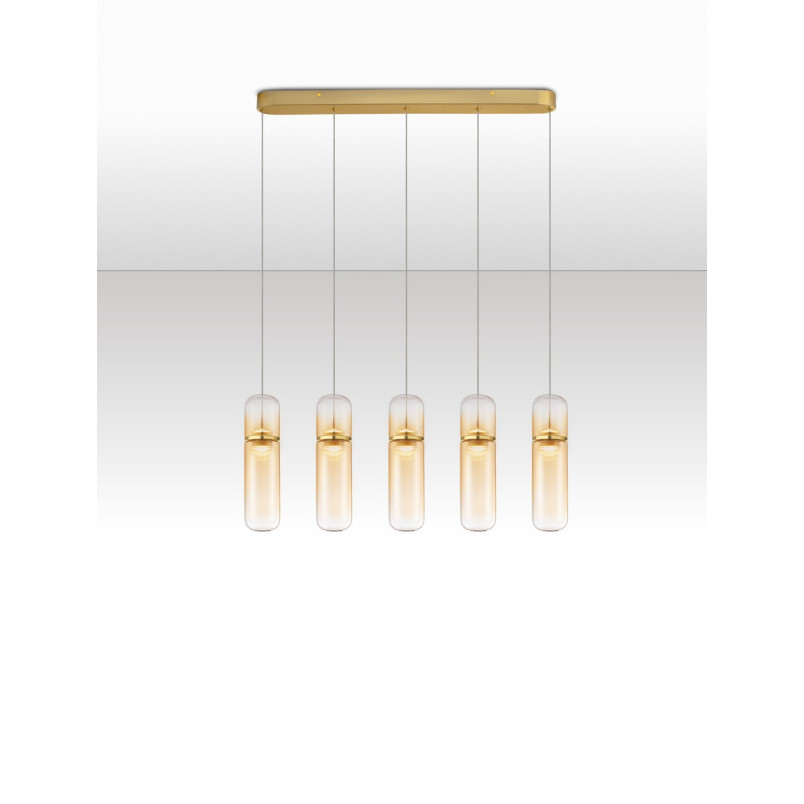 Lampa wisząca Marno V LED - Bursztynowy Blask | Decolab24
