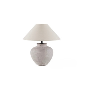Lampa stołowa ceramiczna Pulle beżowa | Decolab24