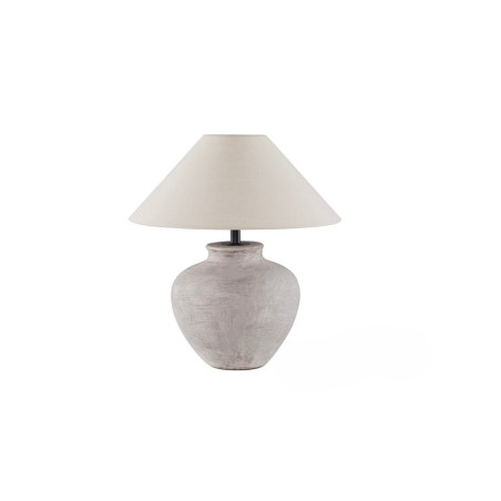 Lampa stołowa ceramiczna Pulle beżowa | Decolab24