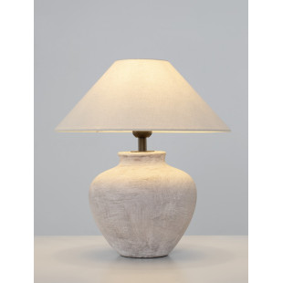 Lampa stołowa ceramiczna Pulle beżowa | Decolab24