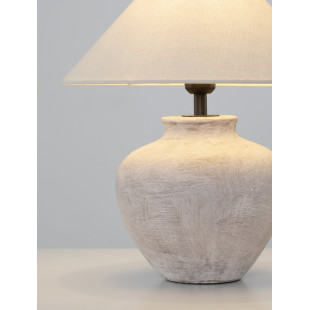 Lampa stołowa ceramiczna Pulle beżowa | Decolab24