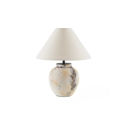 Lampa stołowa ceramiczna Pulle | Beżowa i multikolor | Decolab24