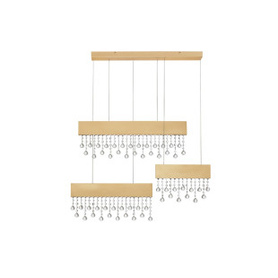 Lampa wisząca Tarcis III LED | Złoto Szczotkowane | Decolab24