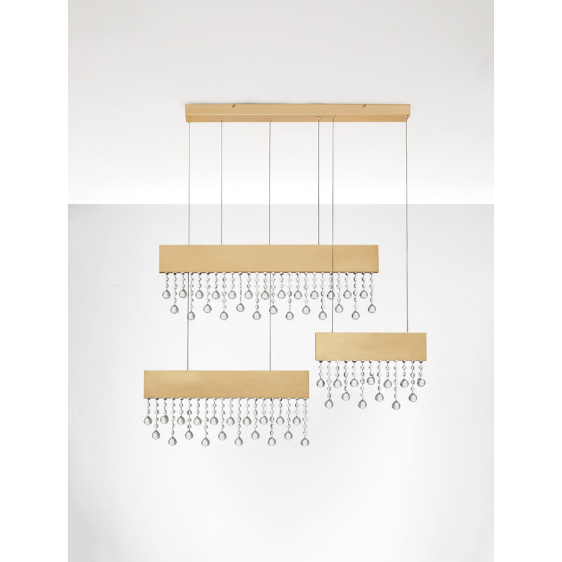 Lampa wisząca Tarcis III LED | Złoto Szczotkowane | Decolab24