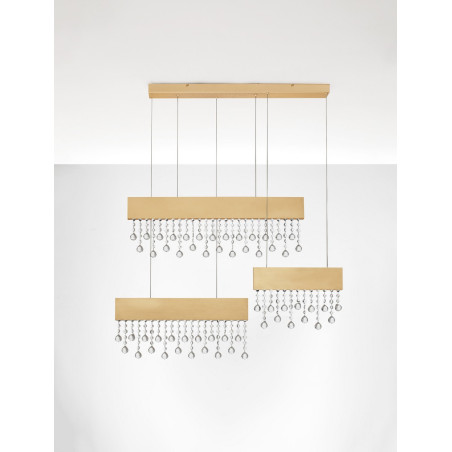 Lampa wisząca Tarcis III LED | Złoto Szczotkowane | Decolab24