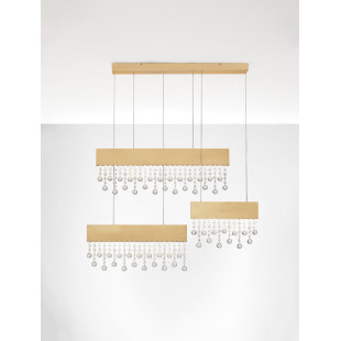 Lampa wisząca Tarcis III LED | Złoto Szczotkowane | Decolab24