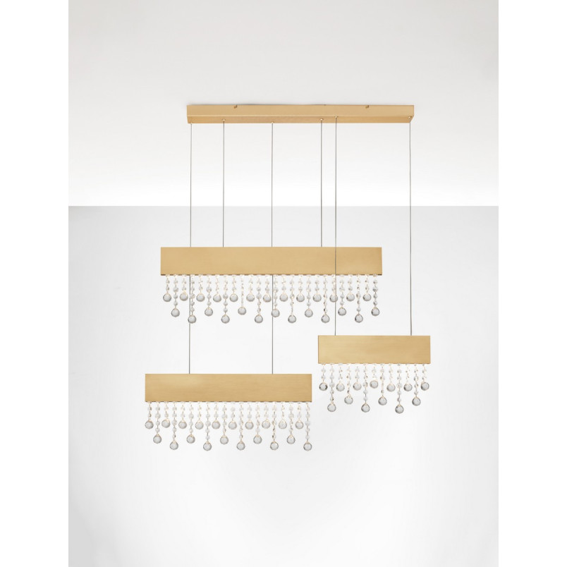 Lampa wisząca Tarcis III LED | Złoto Szczotkowane | Decolab24