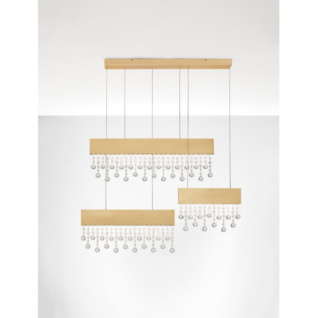 Lampa wisząca Tarcis III LED | Złoto Szczotkowane | Decolab24