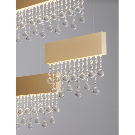 Lampa wisząca Tarcis III LED | Złoto Szczotkowane | Decolab24
