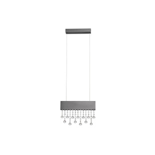 Lampa wisząca LED Tarcis - Kryształ, Czarny Tytan | Decolab24