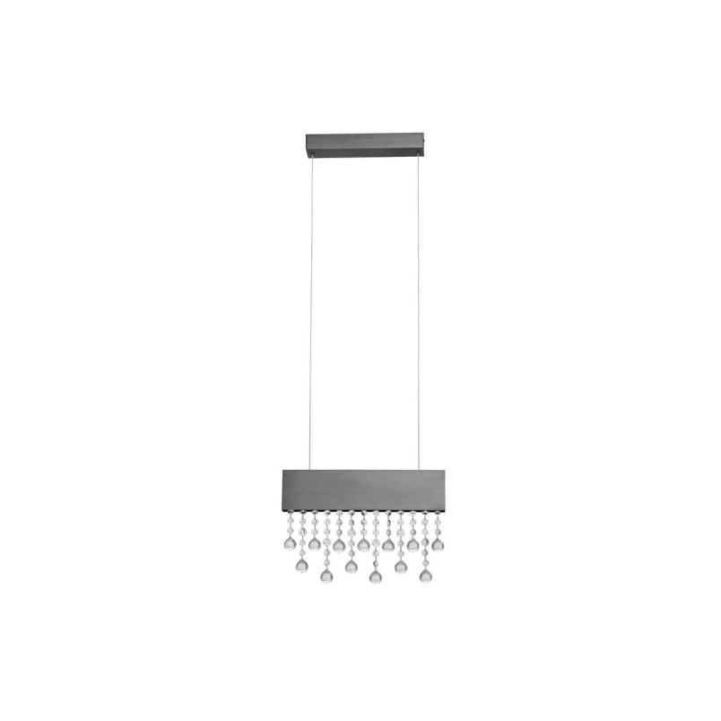 Lampa wisząca LED Tarcis - Kryształ, Czarny Tytan | Decolab24