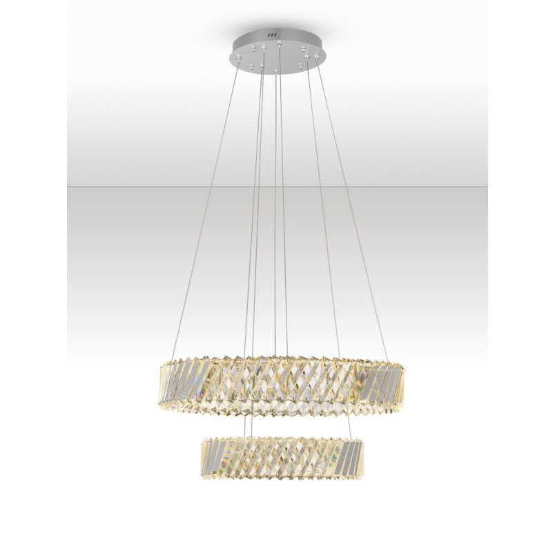 Lampa Kryształowa Tariea II LED - Elegancki Blask dla Twojego Domu