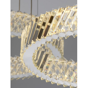 Lampa Kryształowa Tariea LED - 3 Ringi, 116cm - Decolab24