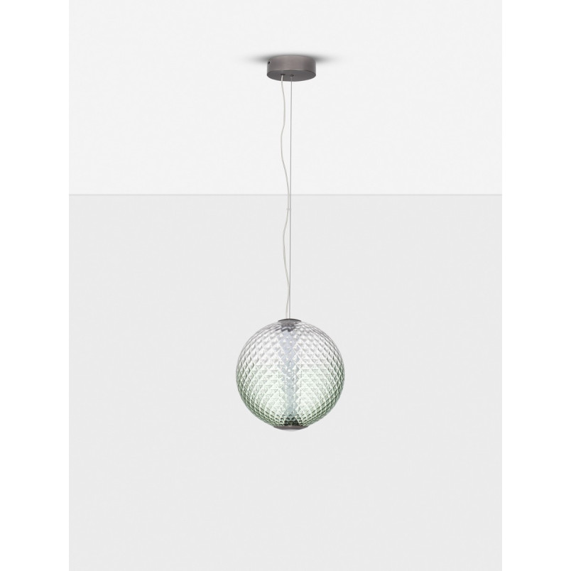 Lampa wisząca szklana Radoa: Retro design, LED 30cm - Decolab24