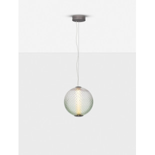 Lampa wisząca szklana Radoa: Retro design, LED 30cm - Decolab24