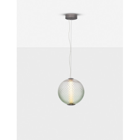 Lampa wisząca szklana Radoa: Retro design, LED 30cm - Decolab24