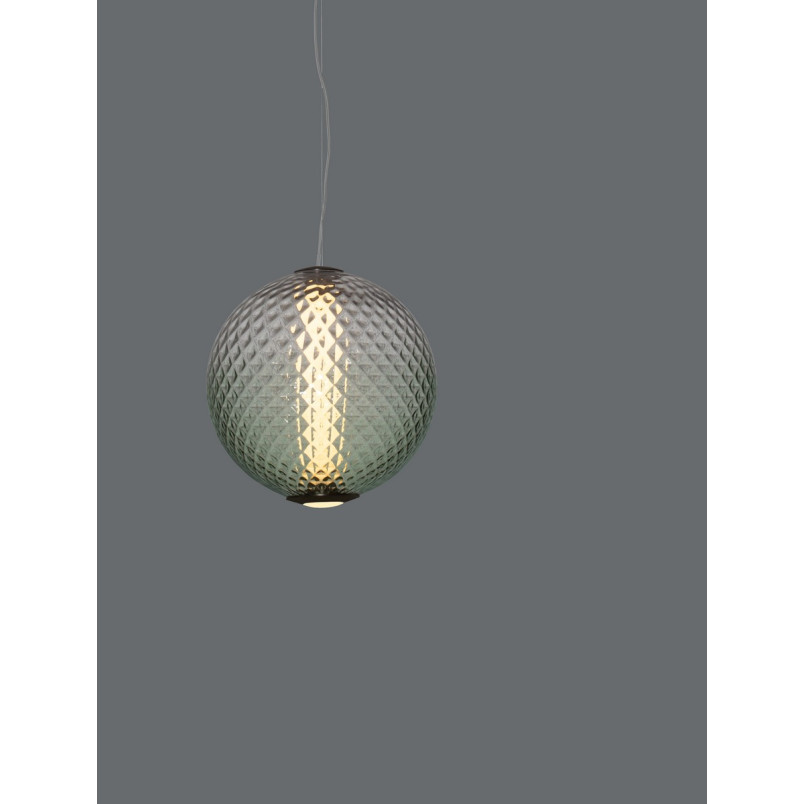 Lampa wisząca szklana Radoa: Retro design, LED 30cm - Decolab24