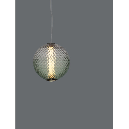 Lampa wisząca szklana Radoa: Retro design, LED 30cm - Decolab24