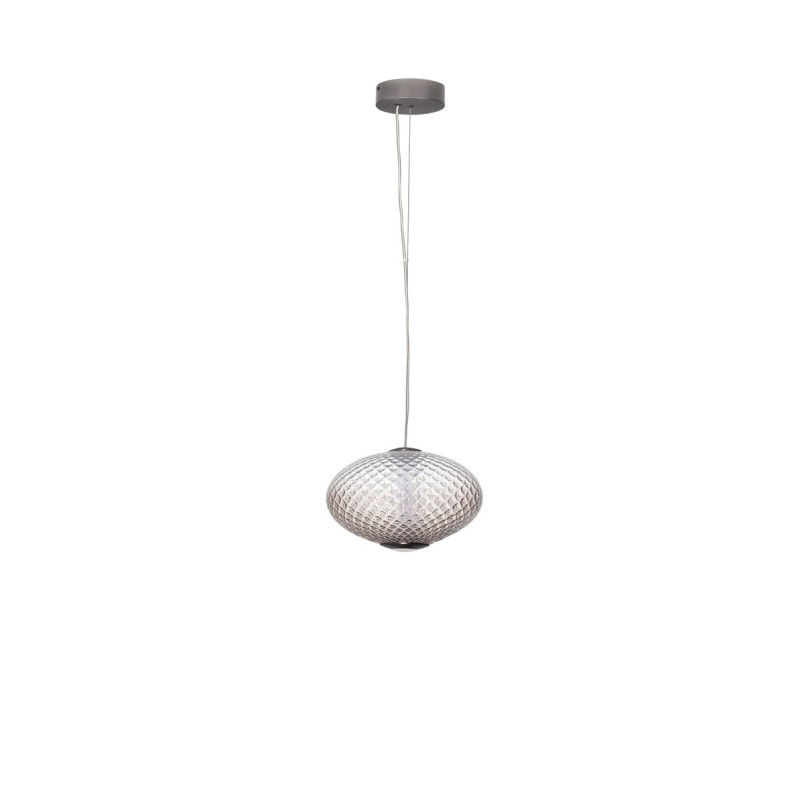 Lampa wisząca Radoa LED - szklany klosz, retro styl | Decolab24