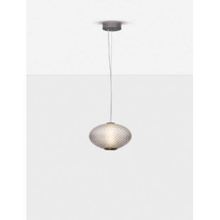 Lampa wisząca Radoa LED - szklany klosz, retro styl | Decolab24