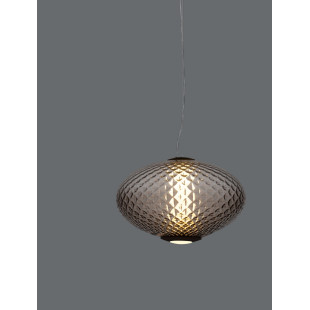 Lampa wisząca Radoa LED - szklany klosz, retro styl | Decolab24