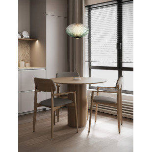 Lampa Wisząca Retro Radoa LED | Szklana, Zielona, 30cm