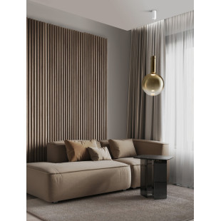 Lampa Wisząca Kula Złota LED Sotos 30cm | Decolab24