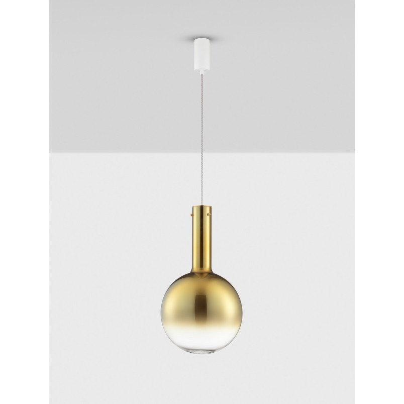 Lampa Wisząca Kula Złota LED Sotos 30cm | Decolab24