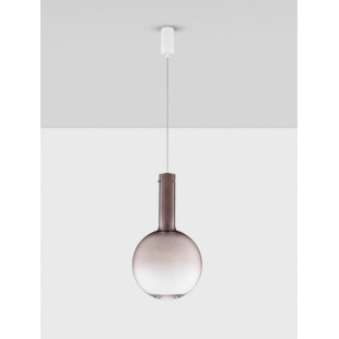 Lampa wisząca Sotos LED - Kula, brąz | Decolab24