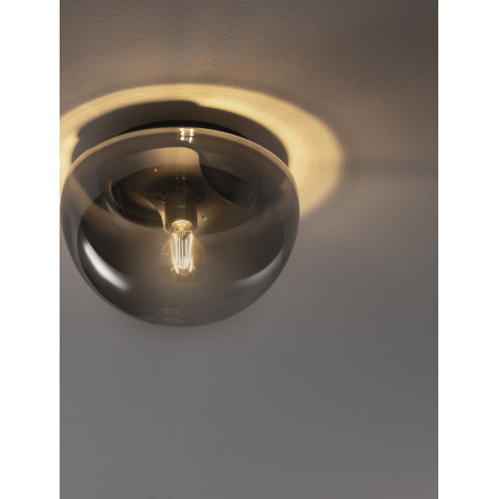 Plafon szklany Boney czarny | Modern Design | Decolab24
