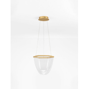 Żyrandol LED Vantile 35cm Złoty - Nowoczesny Design | Decolab24