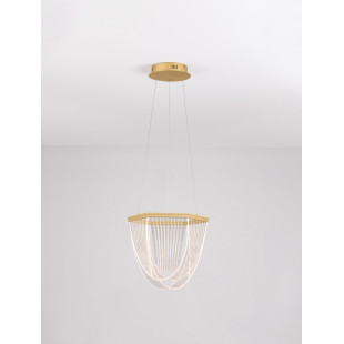 Żyrandol LED Vantile 35cm Złoty - Nowoczesny Design | Decolab24