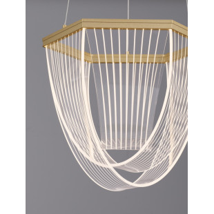 Żyrandol LED Vantile 35cm Złoty - Nowoczesny Design | Decolab24