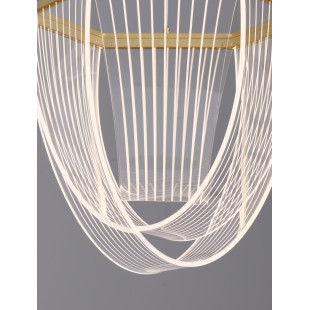 Żyrandol LED Vantile 35cm Złoty - Nowoczesny Design | Decolab24