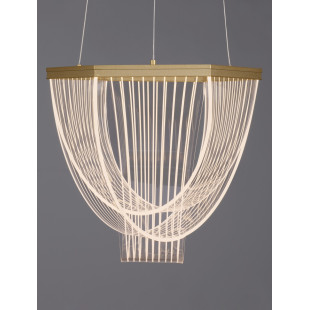 Żyrandol LED Vantile 35cm Złoty - Nowoczesny Design | Decolab24
