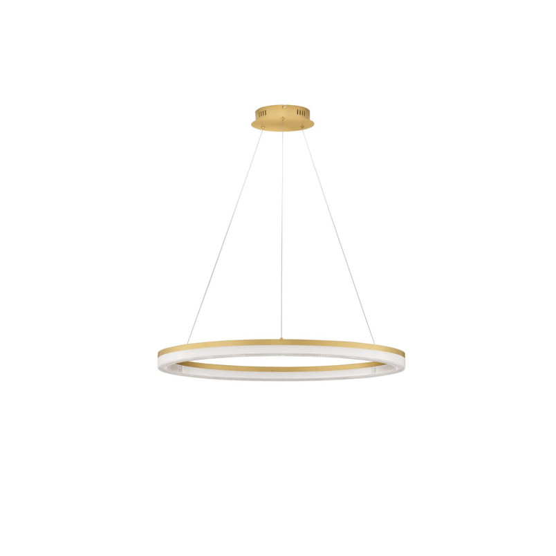 Lampa Wisząca Glamour Lunara LED 80cm Złota - Decolab24