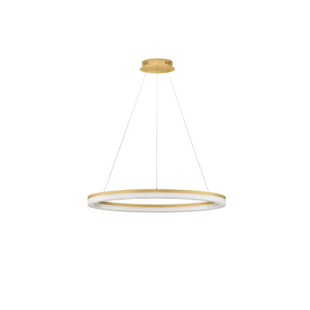 Lampa Wisząca Glamour Lunara LED 80cm Złota - Decolab24